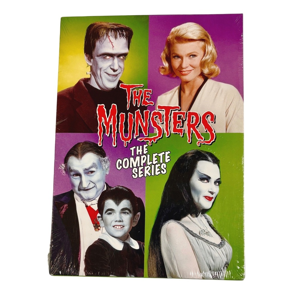 THE MUNSTERS The Complete Series + 2 Feature Length Movies DVD Set